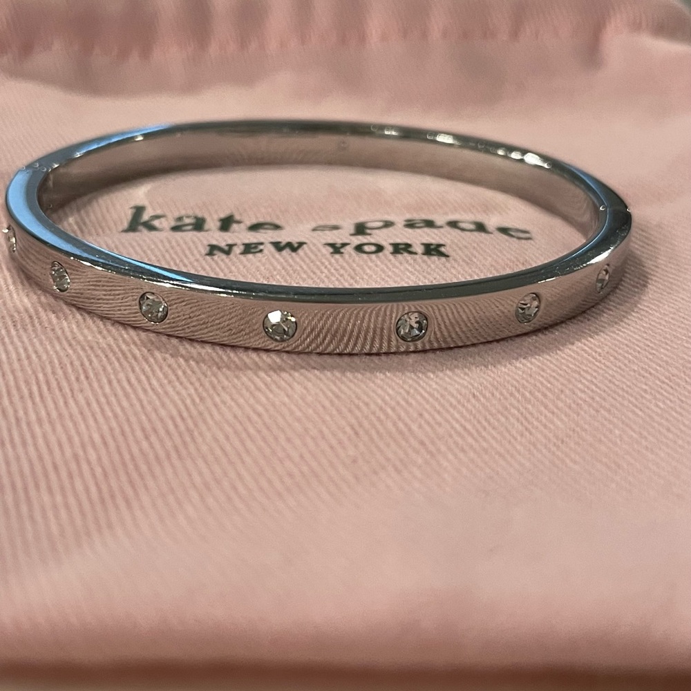 Kate Spade Set In Stone Hinged Bangle
